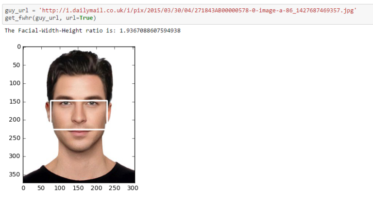 Use Python To Calculate The Facial Width To Height Ratio Fwhr Arc 